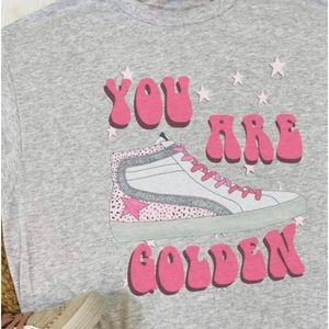 You are golden, golden goose sneaker tee
